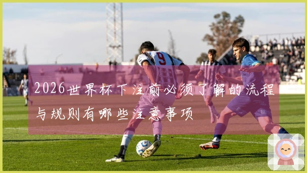 2026世界杯下注前必须了解的流程与规则有哪些注意事项
